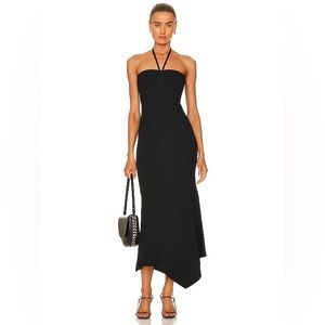 A.L.C Back Sofia Halter Maxi Dress